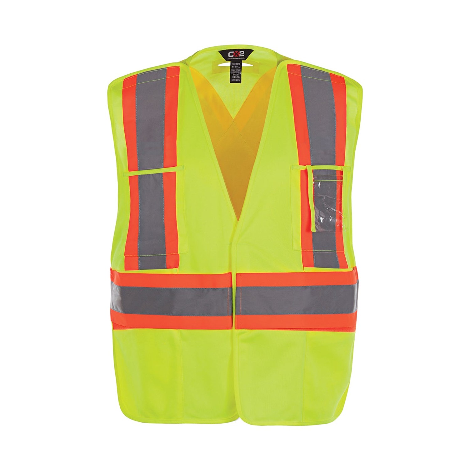 Protector Adult Tricot Hi-Vis 5 Point Tear Away Vest