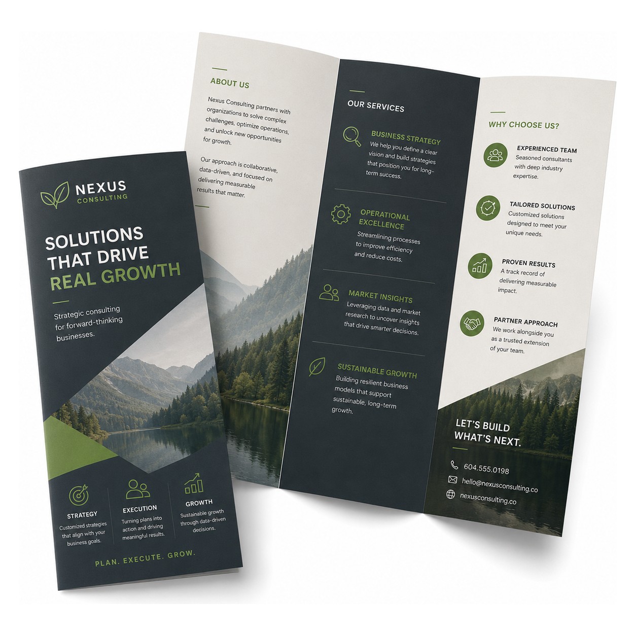 100lb Matte Finish Brochures