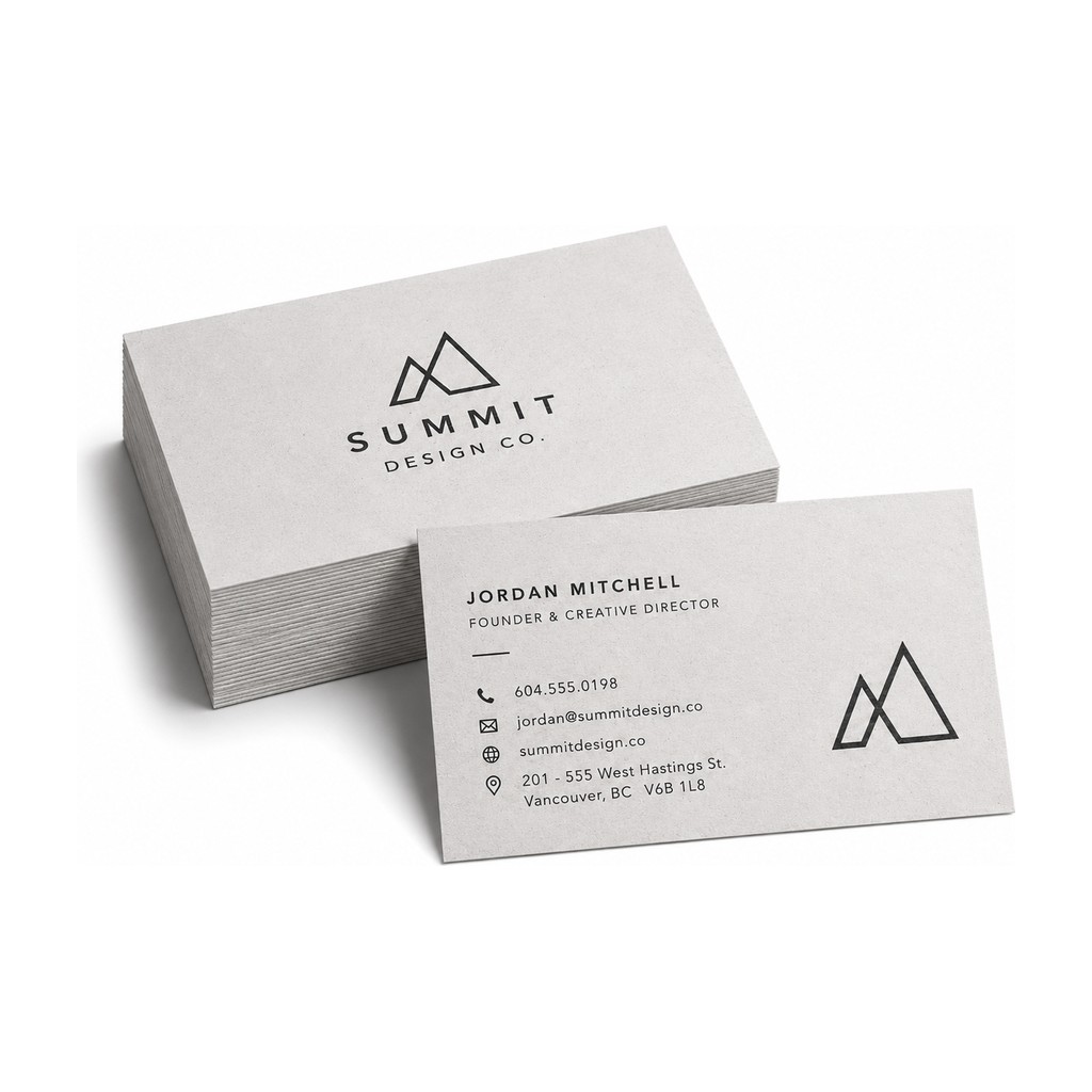 14pt Budget Business Cards