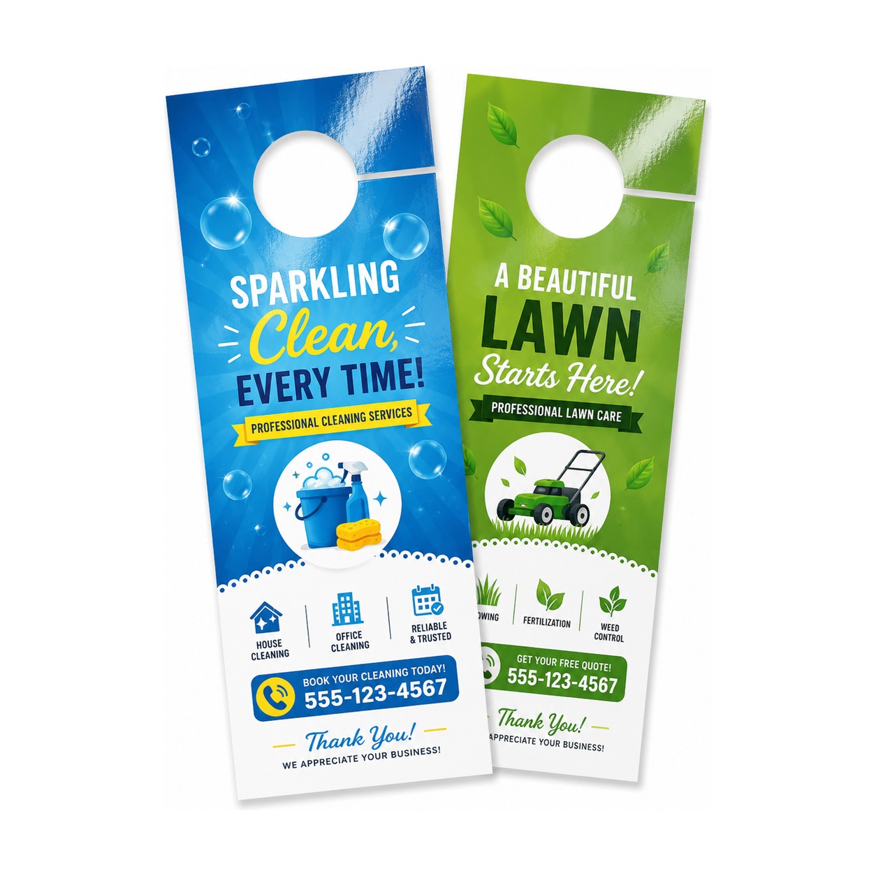 UV High Gloss Door Hangers