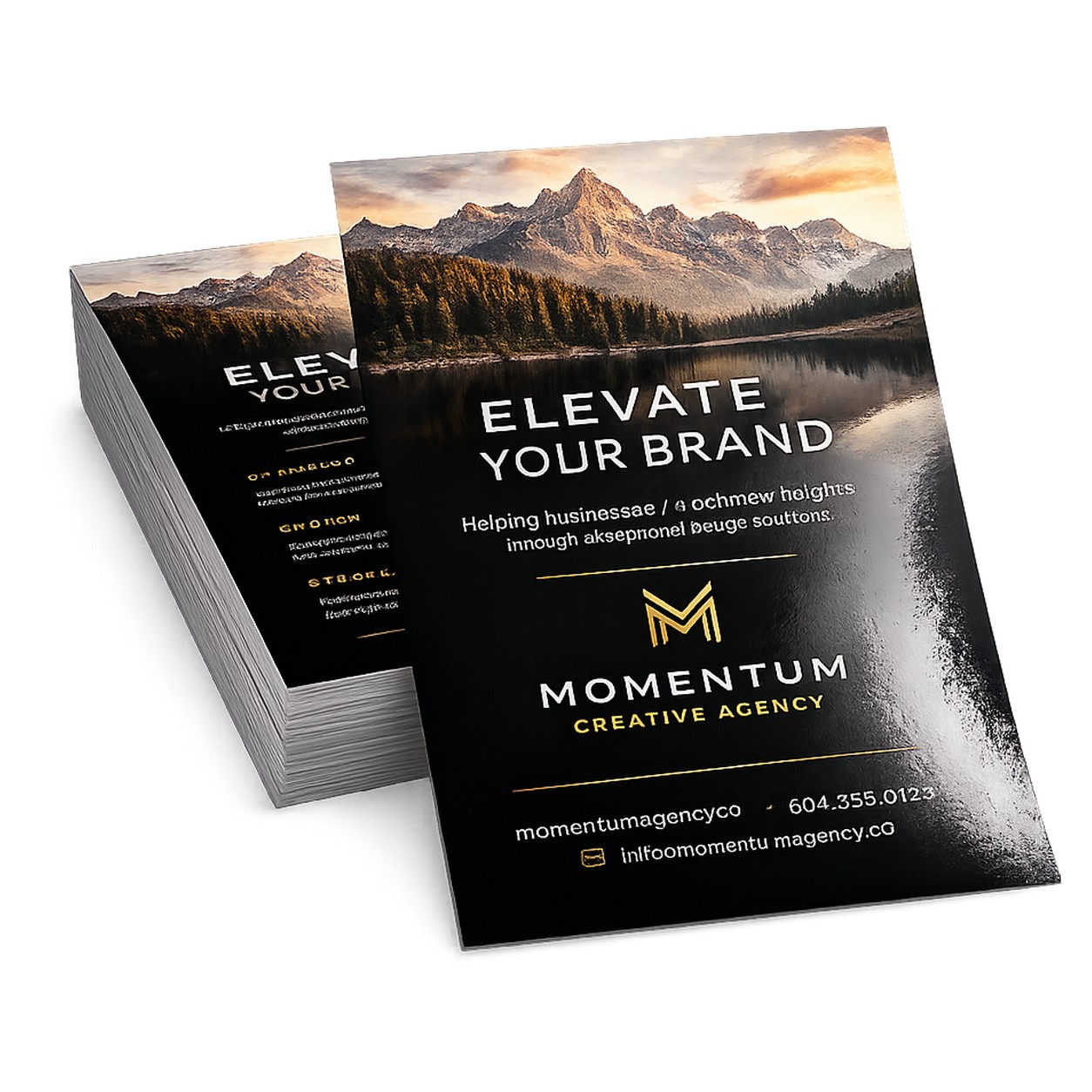 Gloss Text Flyers