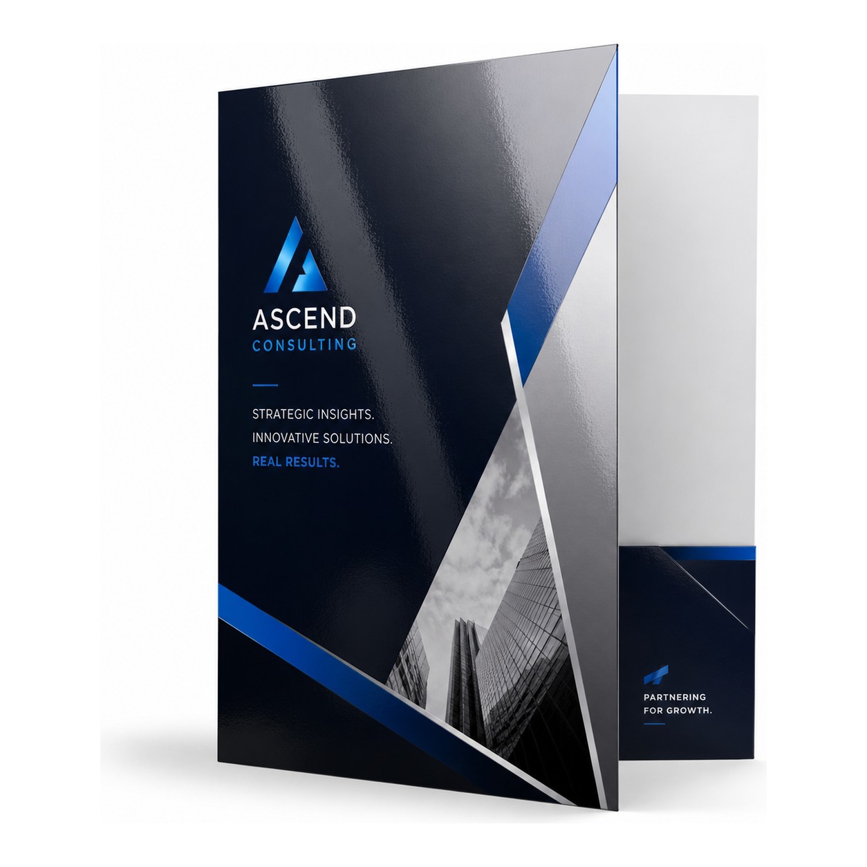 UV High Gloss Presentation Folders