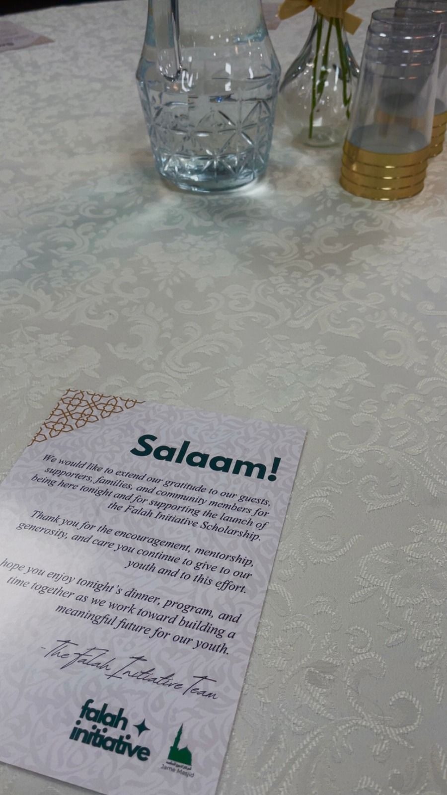 Falah Initiative Fundraiser Event Branding for Falah Initiative — photo 5