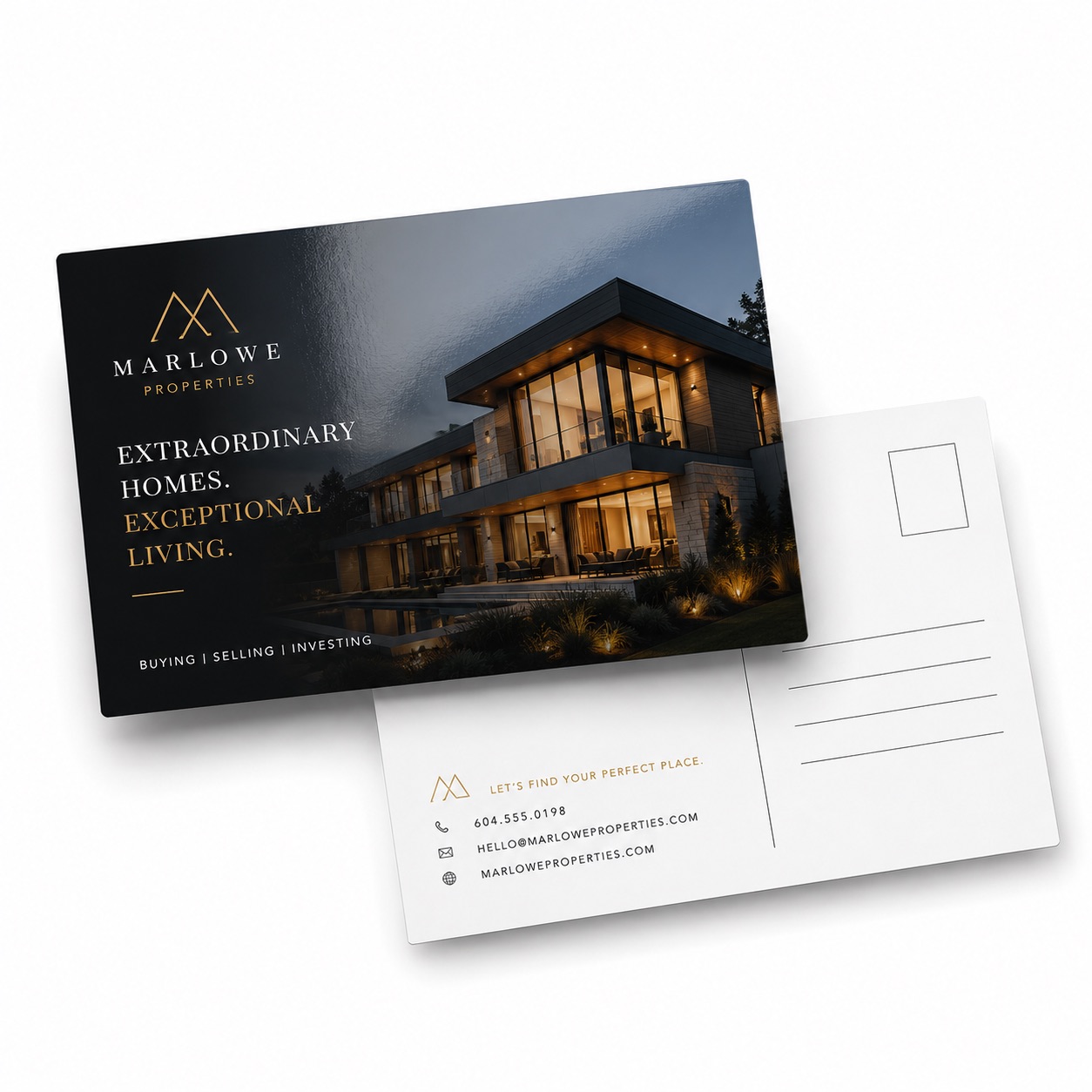 Laminated Postcards