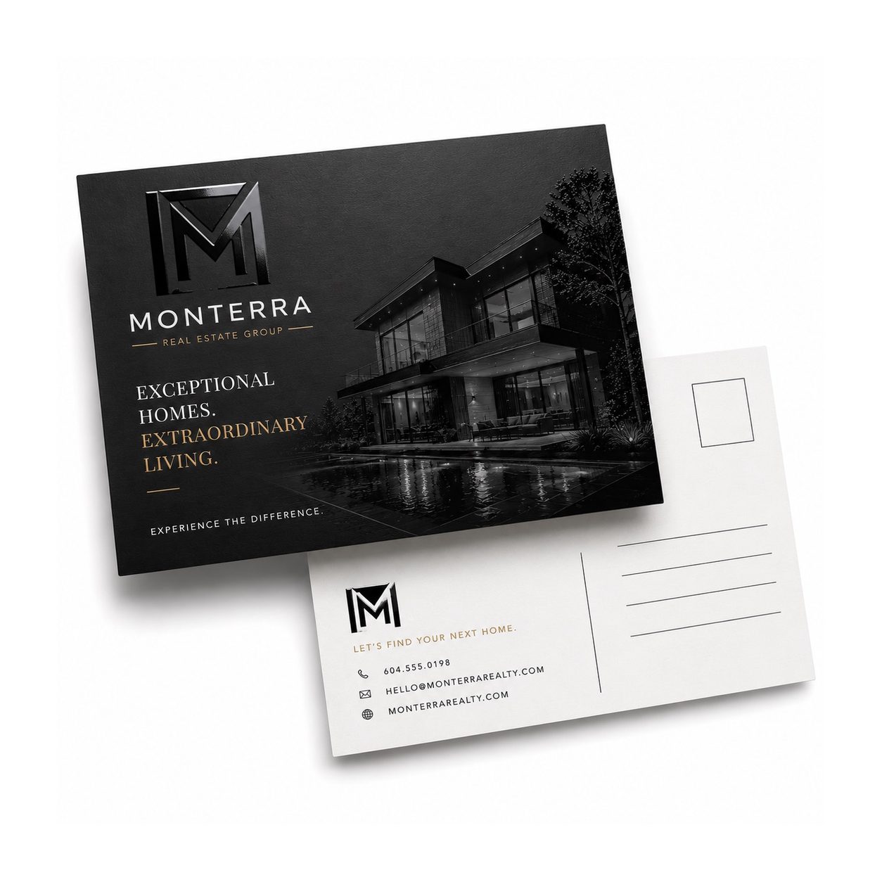 Raised Spot UV Postcards